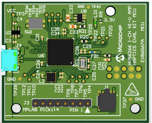 Microchip Technology EV86G67A触觉评估套件